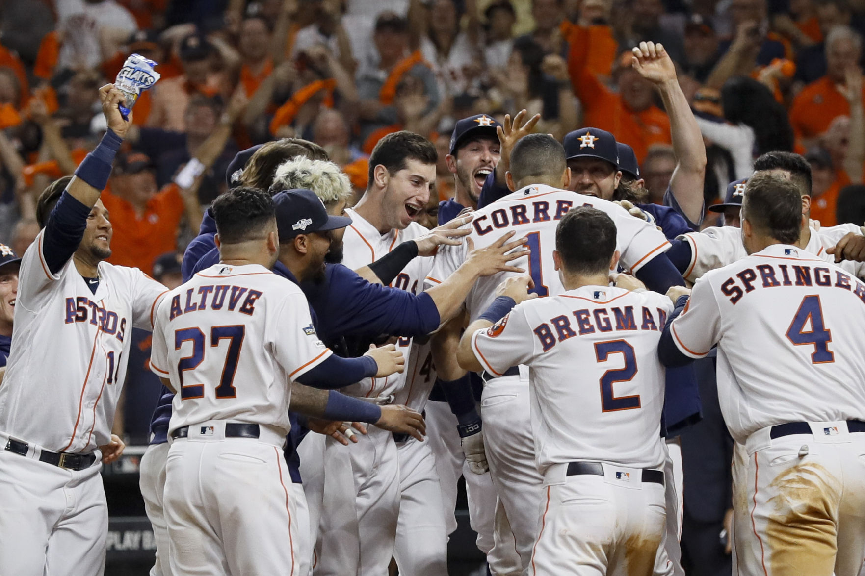 APTOPIX ALCS Yankees Astros Baseball